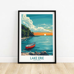 Lake Erie Print - Great Lakes-This Art World