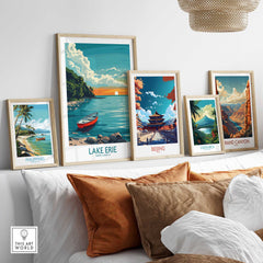 Lake Erie Print - Great Lakes-This Art World