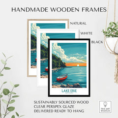 Lake Erie Print - Great Lakes-This Art World