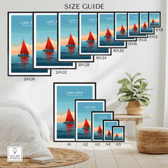 Lake Erie Travel Poster-This Art World