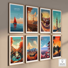 Lake Erie Travel Poster-This Art World