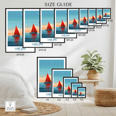 Lake Erie Travel Print-This Art World