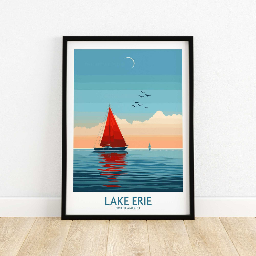Lake Erie Travel Print-This Art World