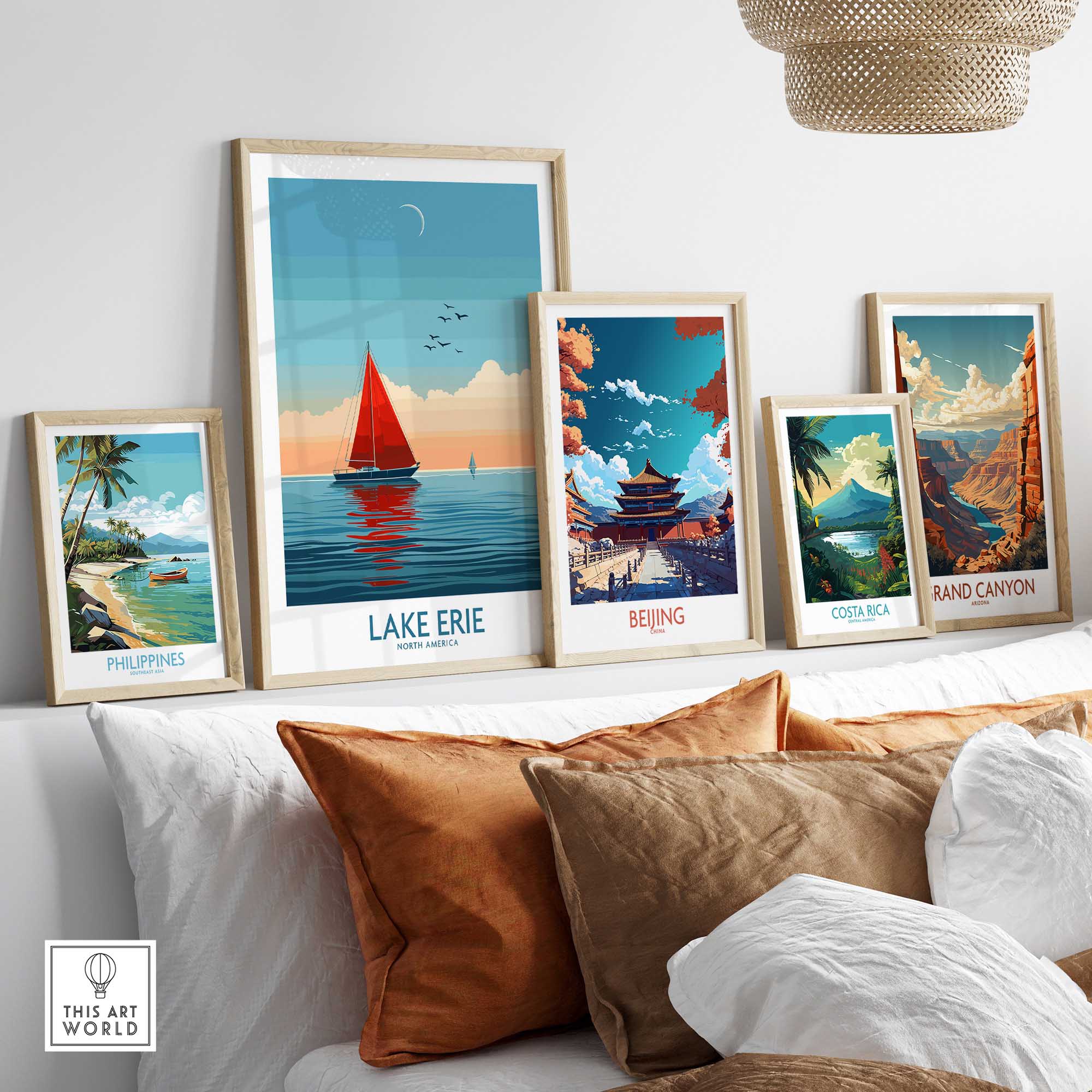 Lake Erie Travel Print-This Art World
