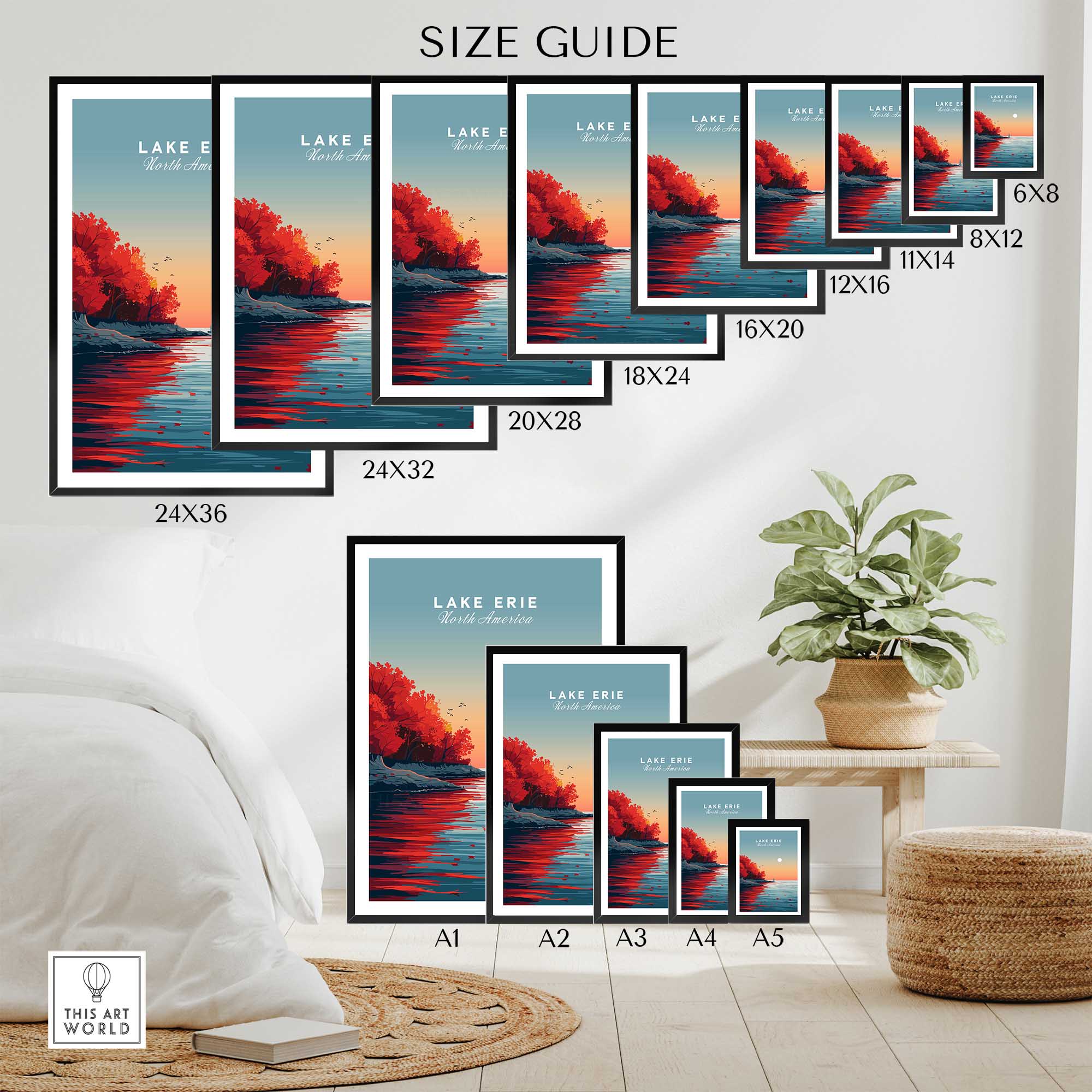 Lake Erie Wall Art-This Art World