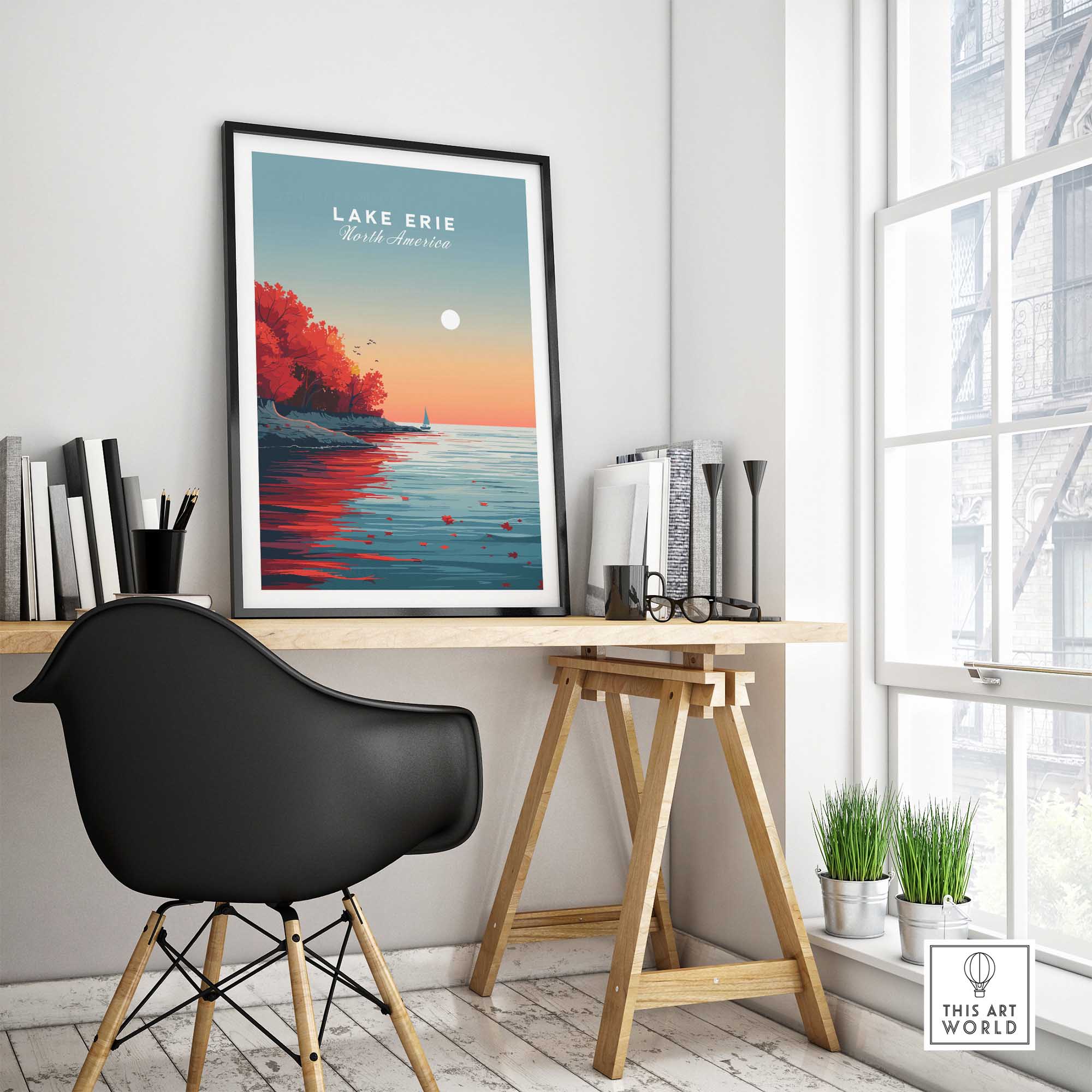 Lake Erie Wall Art-This Art World