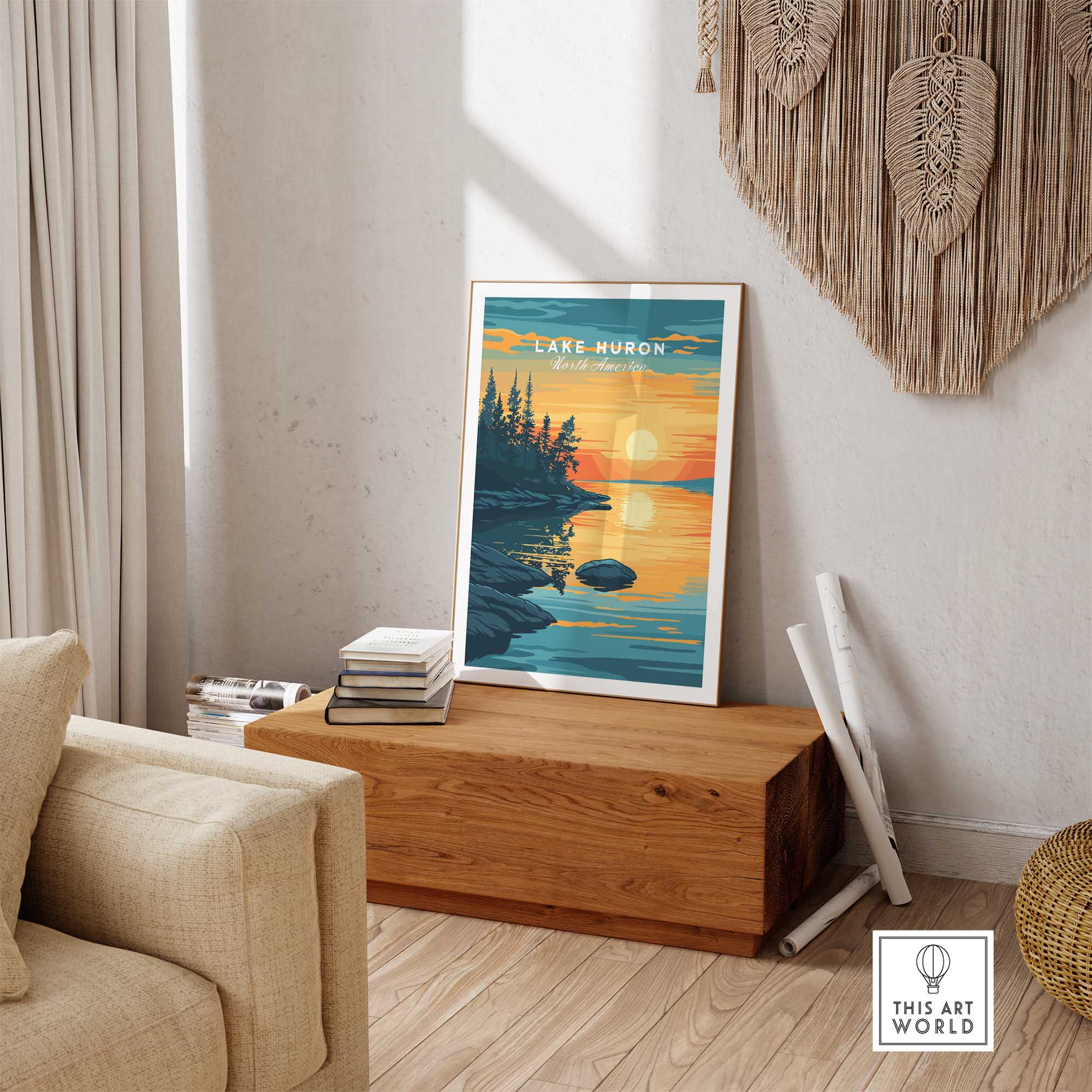 Lake Huron Poster-This Art World