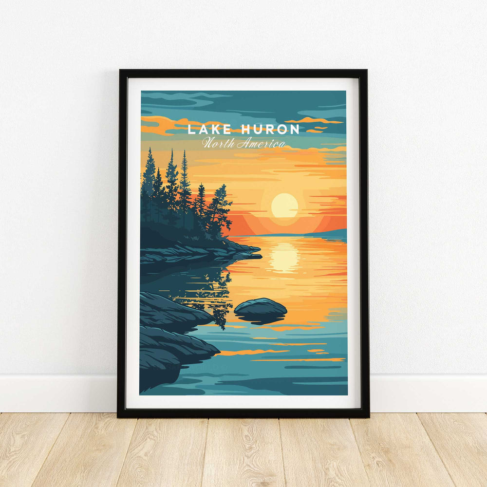 Lake Huron Poster-This Art World