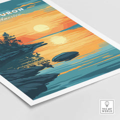 Lake Huron Poster-This Art World