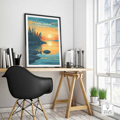 Lake Huron Poster-This Art World