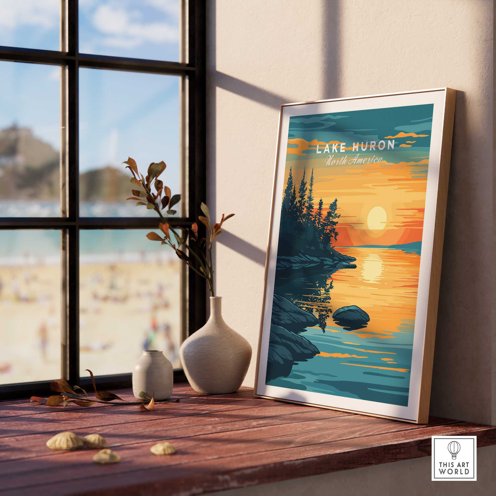 Lake Huron Poster-This Art World