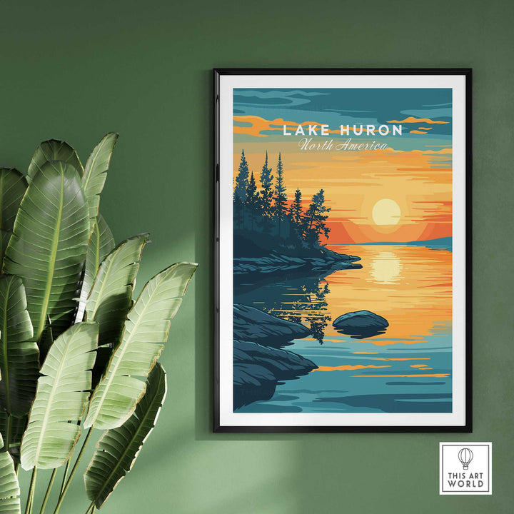 Lake Huron Poster-This Art World