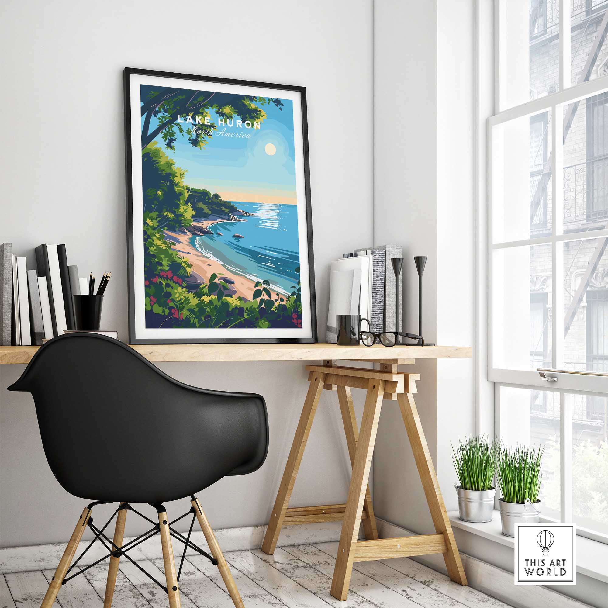 Lake Huron Print-This Art World