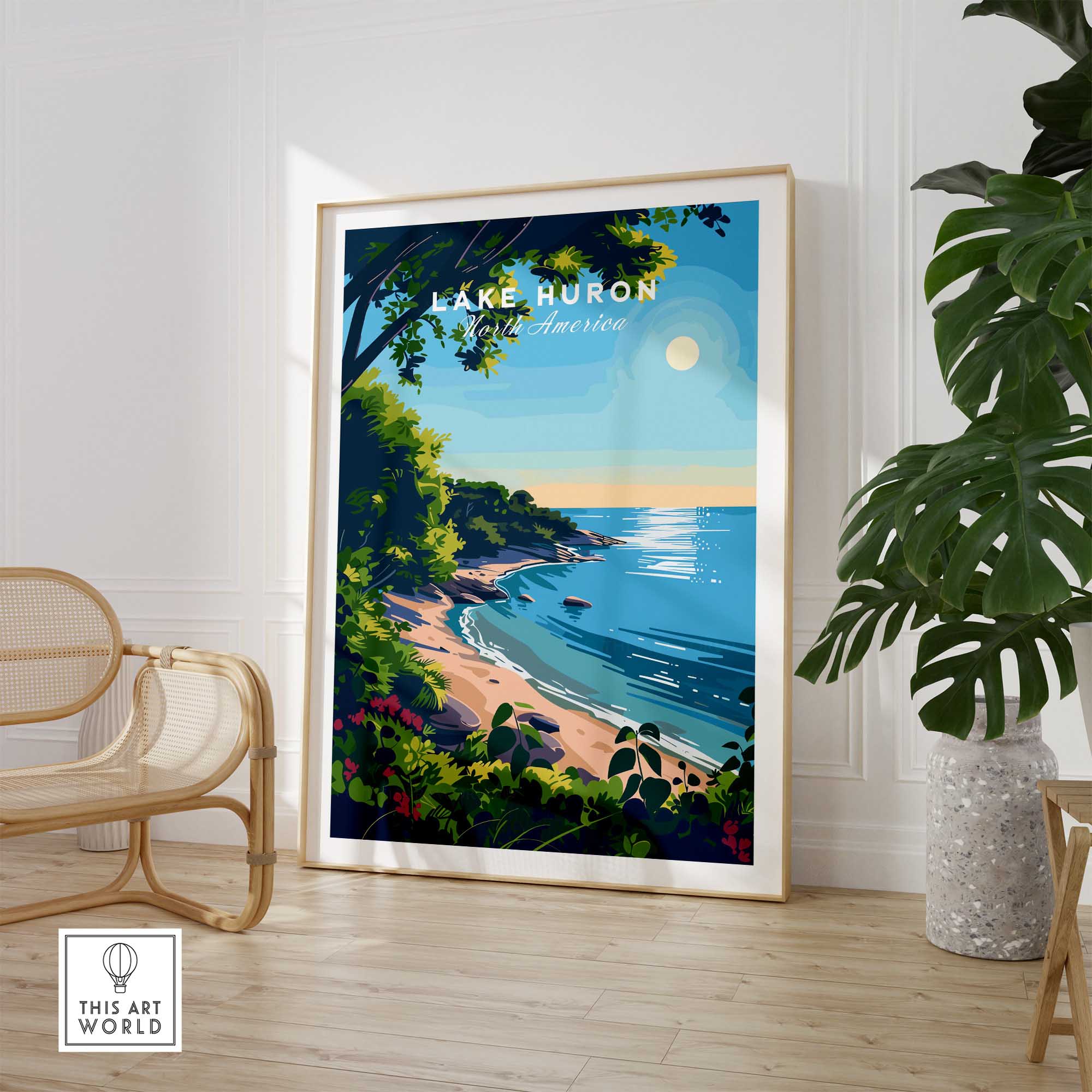 Lake Huron Print-This Art World