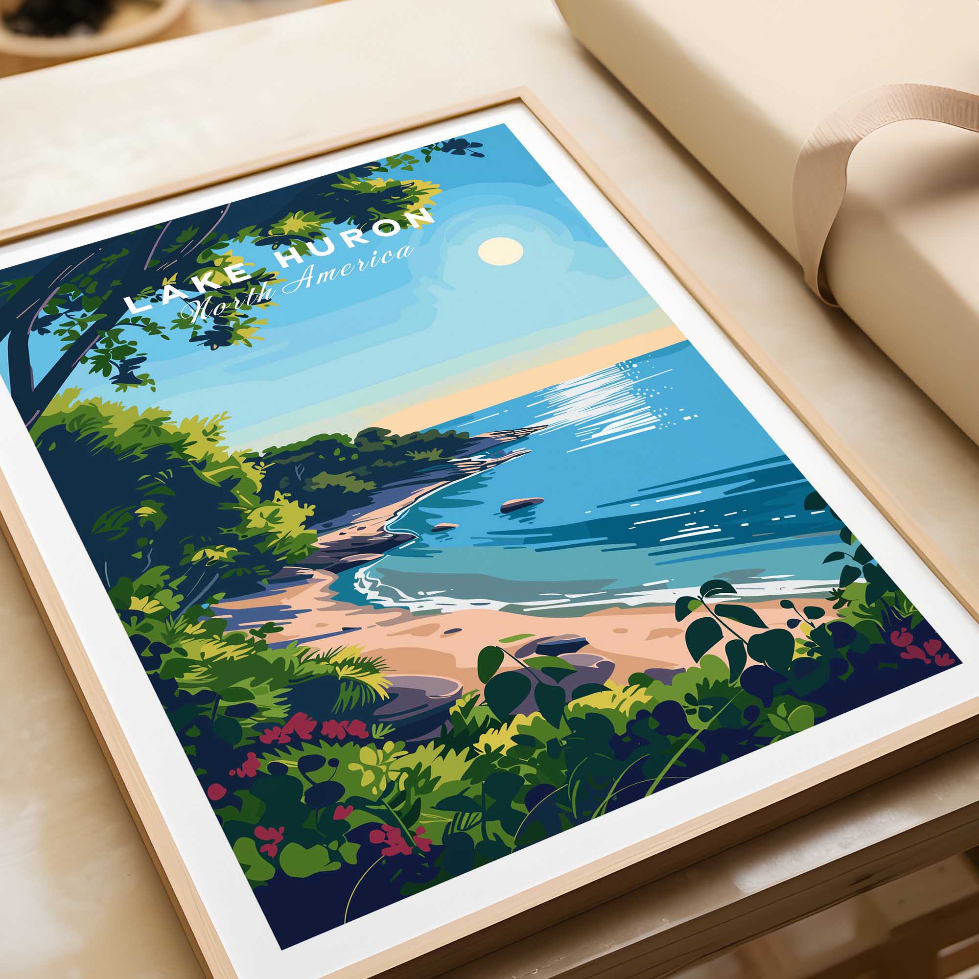 Lake Huron Print-This Art World