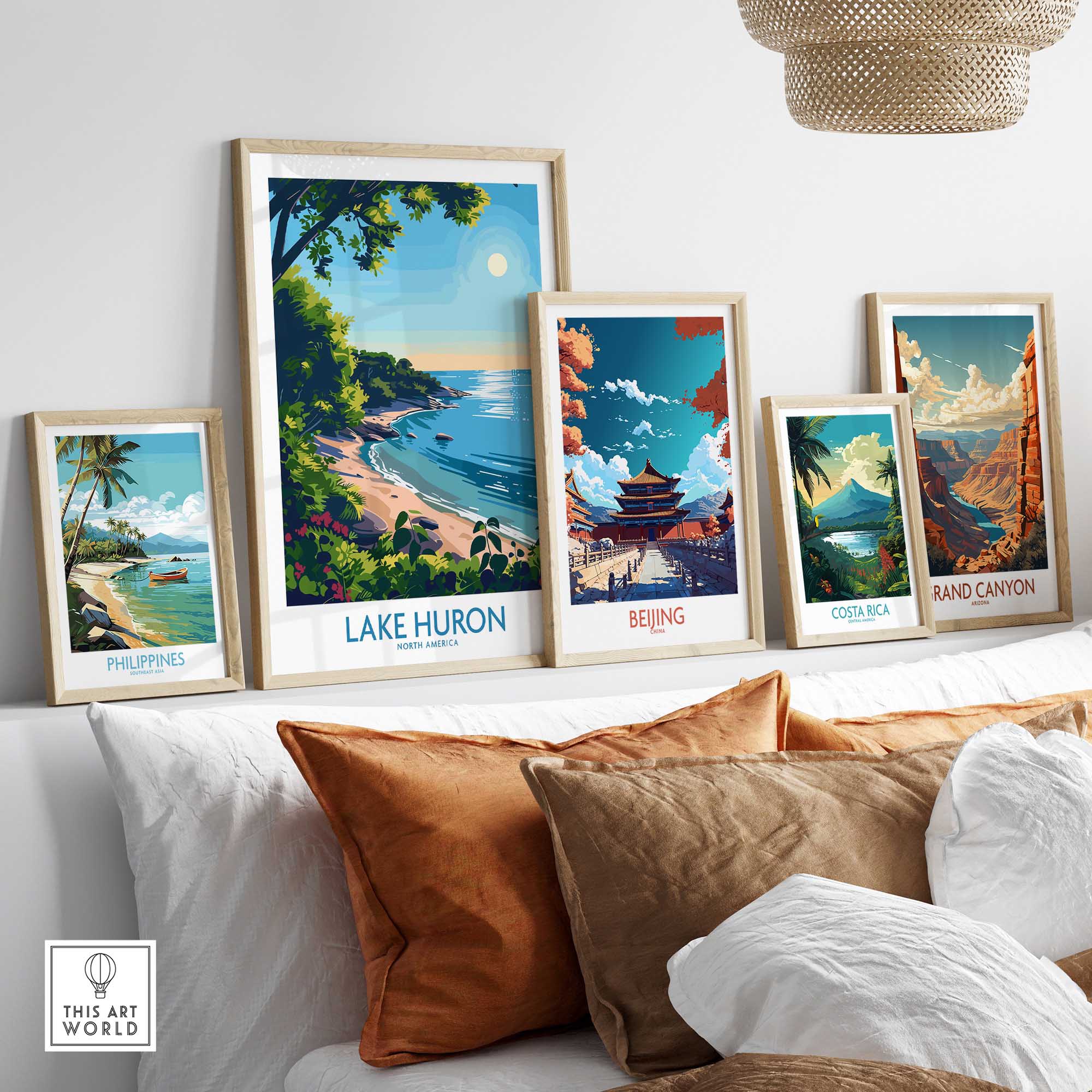 Lake Huron Travel Print-This Art World