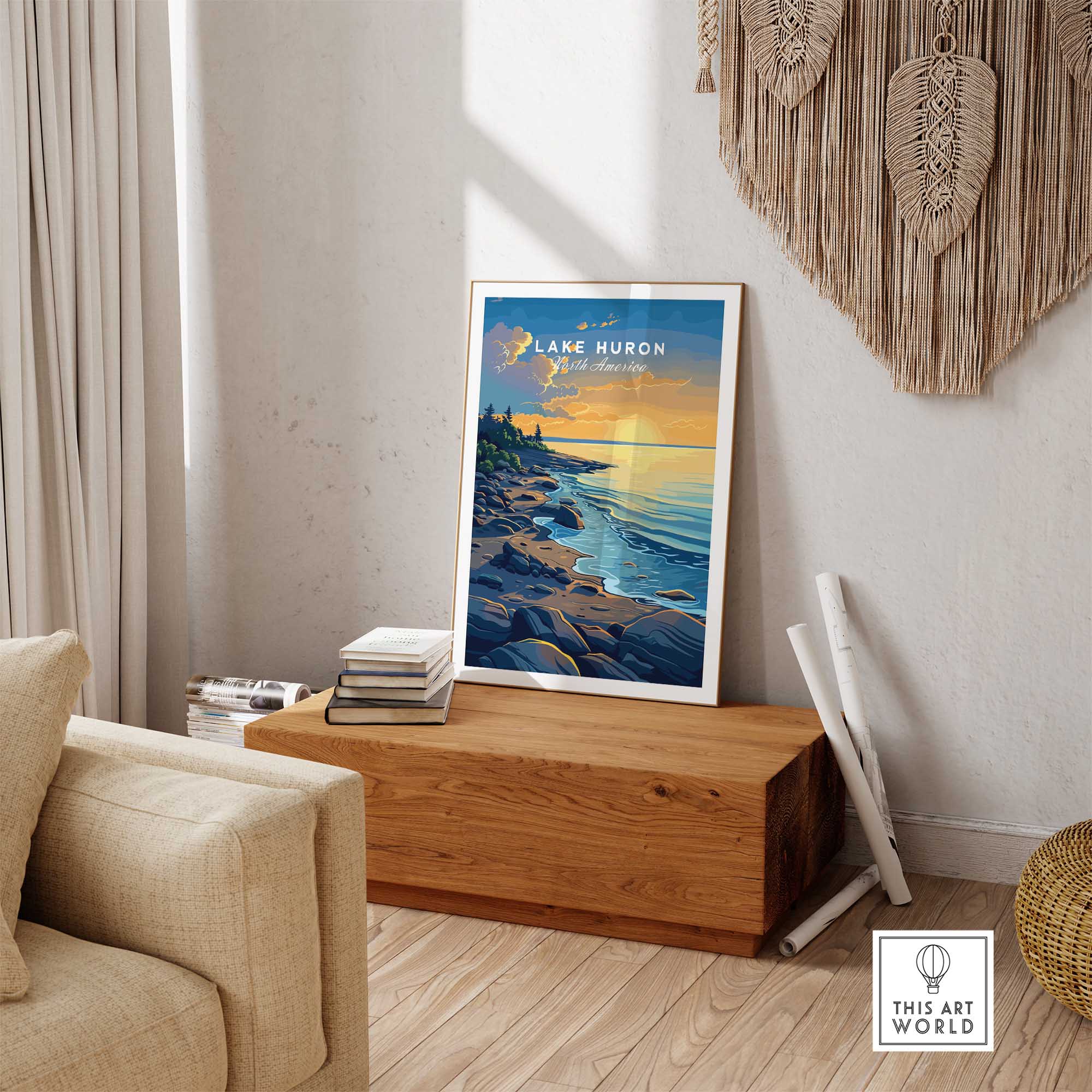 Lake Huron Wall Art-This Art World