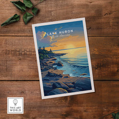 Lake Huron Wall Art-This Art World