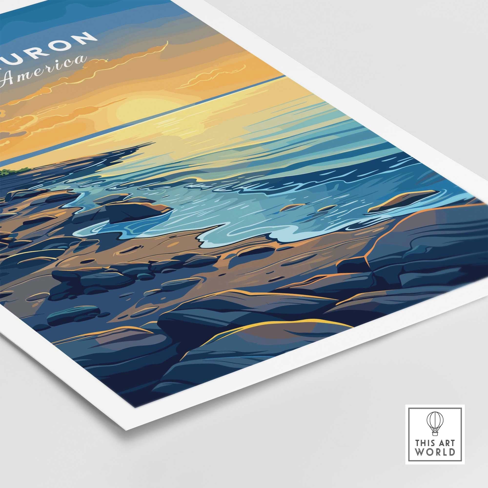 Lake Huron Wall Art-This Art World