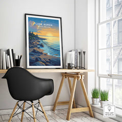 Lake Huron Wall Art-This Art World