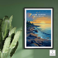 Lake Huron Wall Art-This Art World