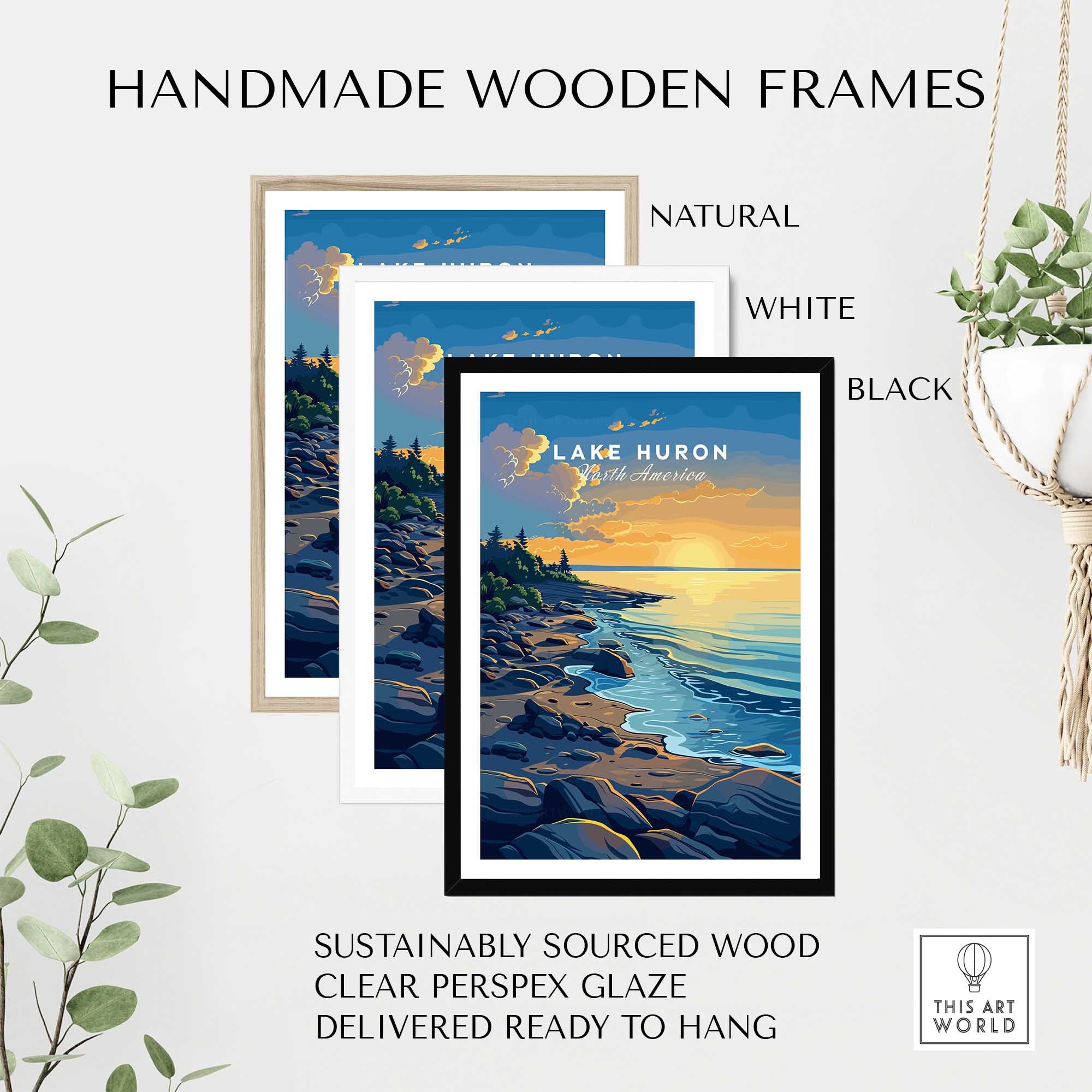 Lake Huron Wall Art-This Art World