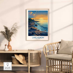 Lake Huron Wall Art Print-This Art World