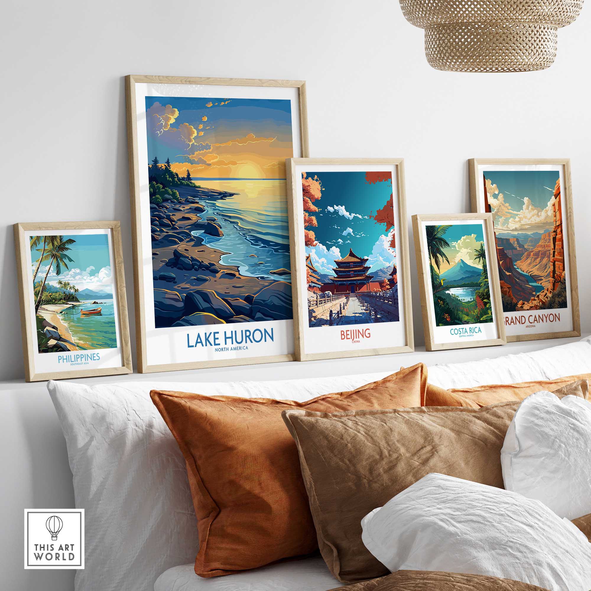 Lake Huron Wall Art Print-This Art World