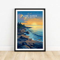Lake Huron Wall Art-This Art World