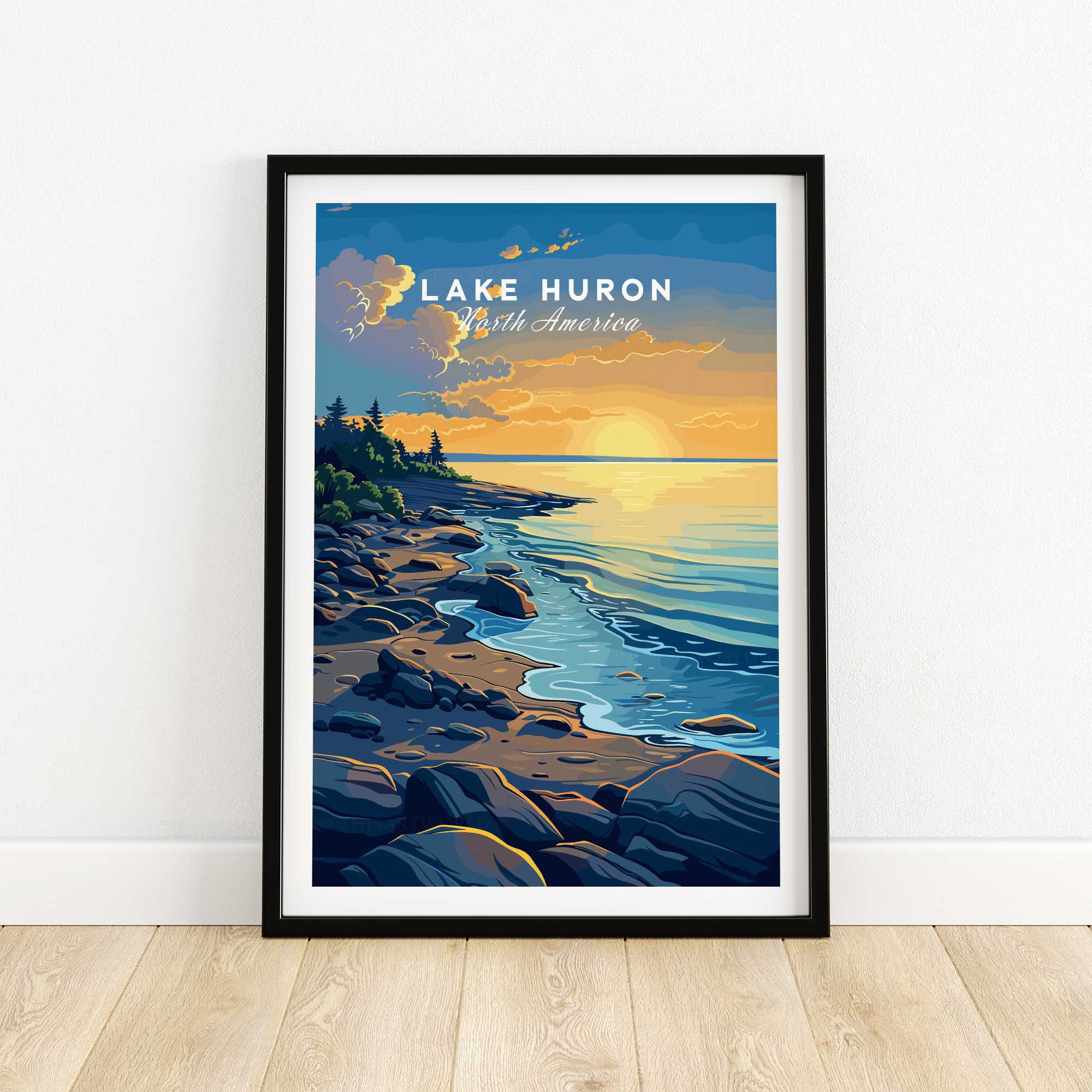 Lake Huron Wall Art-This Art World