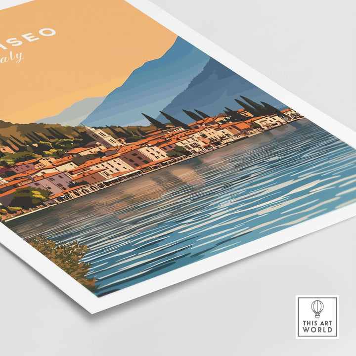 Lake Iseo Print Italy