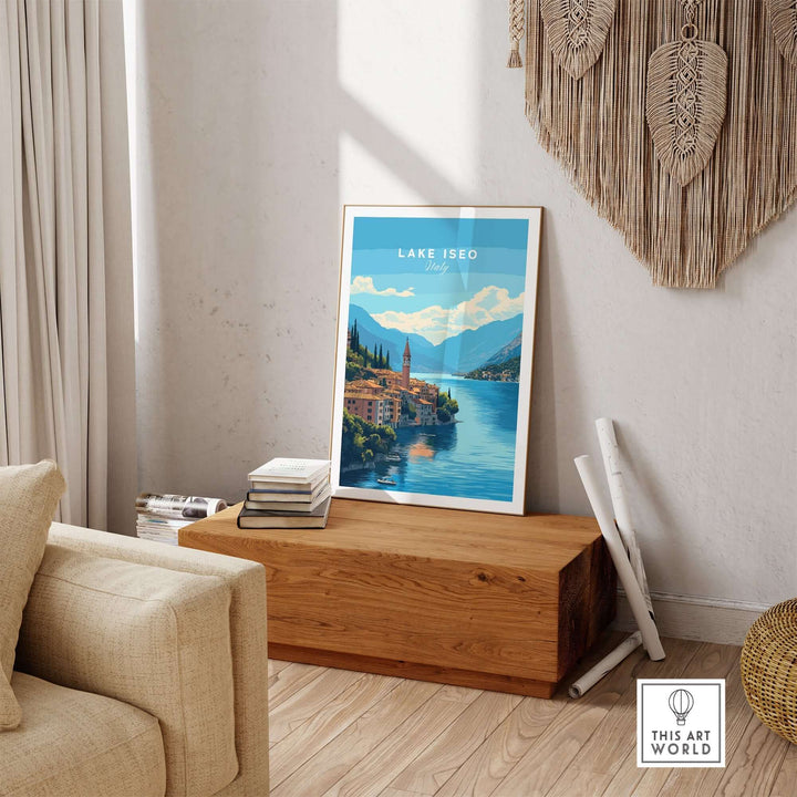 Lake Iseo Travel Print