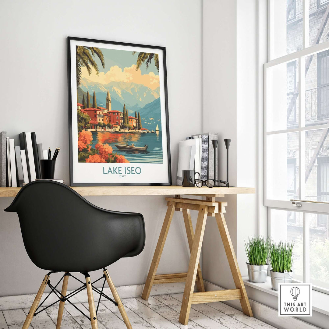 Lake Iseo Wall Art Print