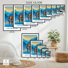 Lake Maggiore Italy Poster part of our best collection or travel posters and prints - ThisArtWorld