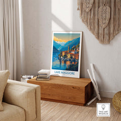 Lake Maggiore Italy Poster part of our best collection or travel posters and prints - ThisArtWorld