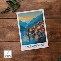 Lake Maggiore Italy Poster part of our best collection or travel posters and prints - ThisArtWorld