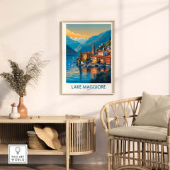 Lake Maggiore Italy Poster part of our best collection or travel posters and prints - ThisArtWorld