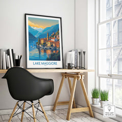 Lake Maggiore Italy Poster part of our best collection or travel posters and prints - ThisArtWorld
