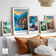 Lake Maggiore Italy Poster part of our best collection or travel posters and prints - ThisArtWorld