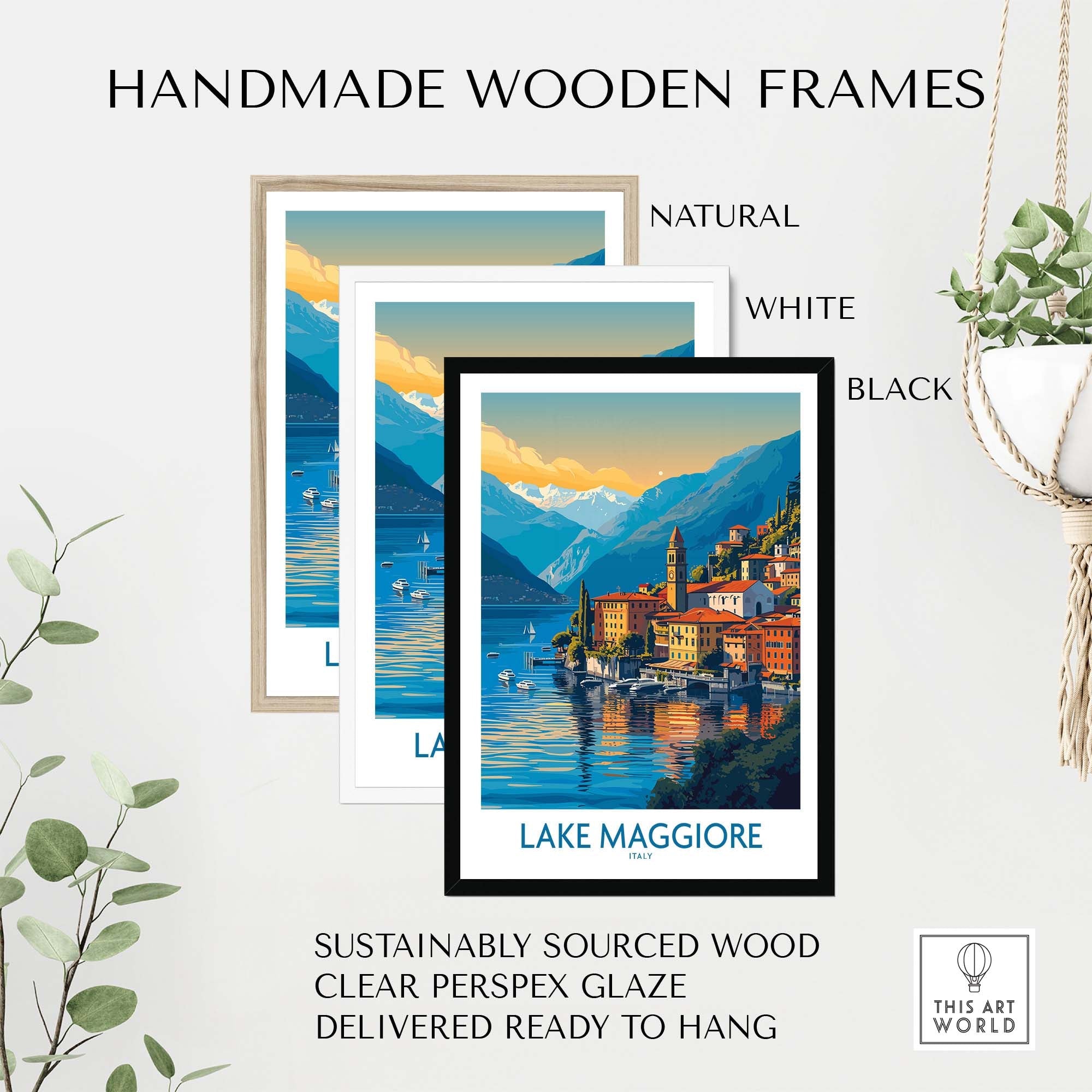 Lake Maggiore Italy Poster part of our best collection or travel posters and prints - ThisArtWorld