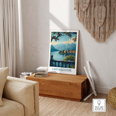 Lake Maggiore Poster Italy part of our best collection or travel posters and prints - ThisArtWorld