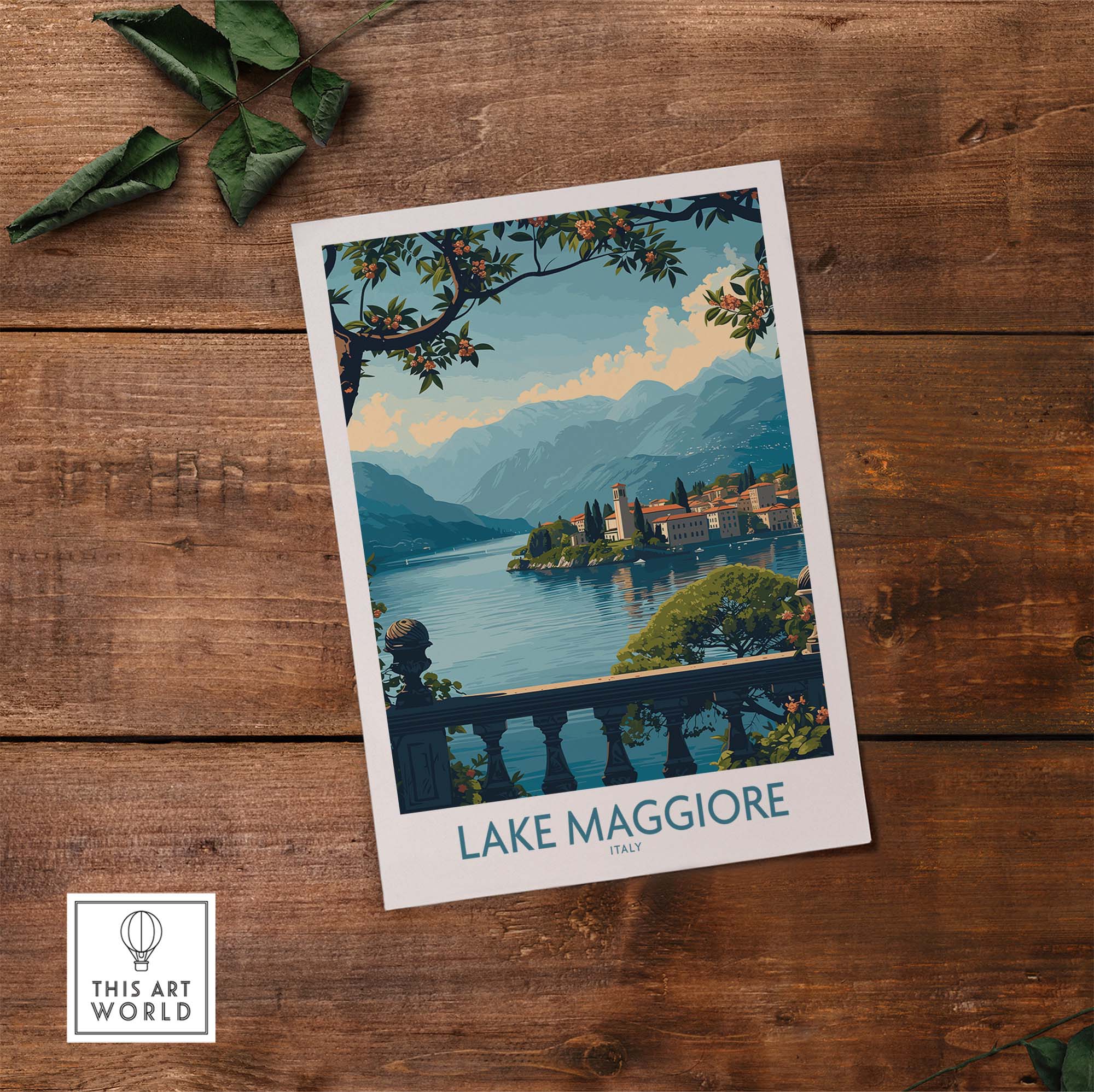 Lake Maggiore Poster Italy part of our best collection or travel posters and prints - ThisArtWorld