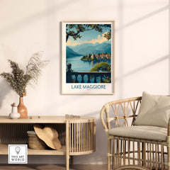 Lake Maggiore Poster Italy part of our best collection or travel posters and prints - ThisArtWorld