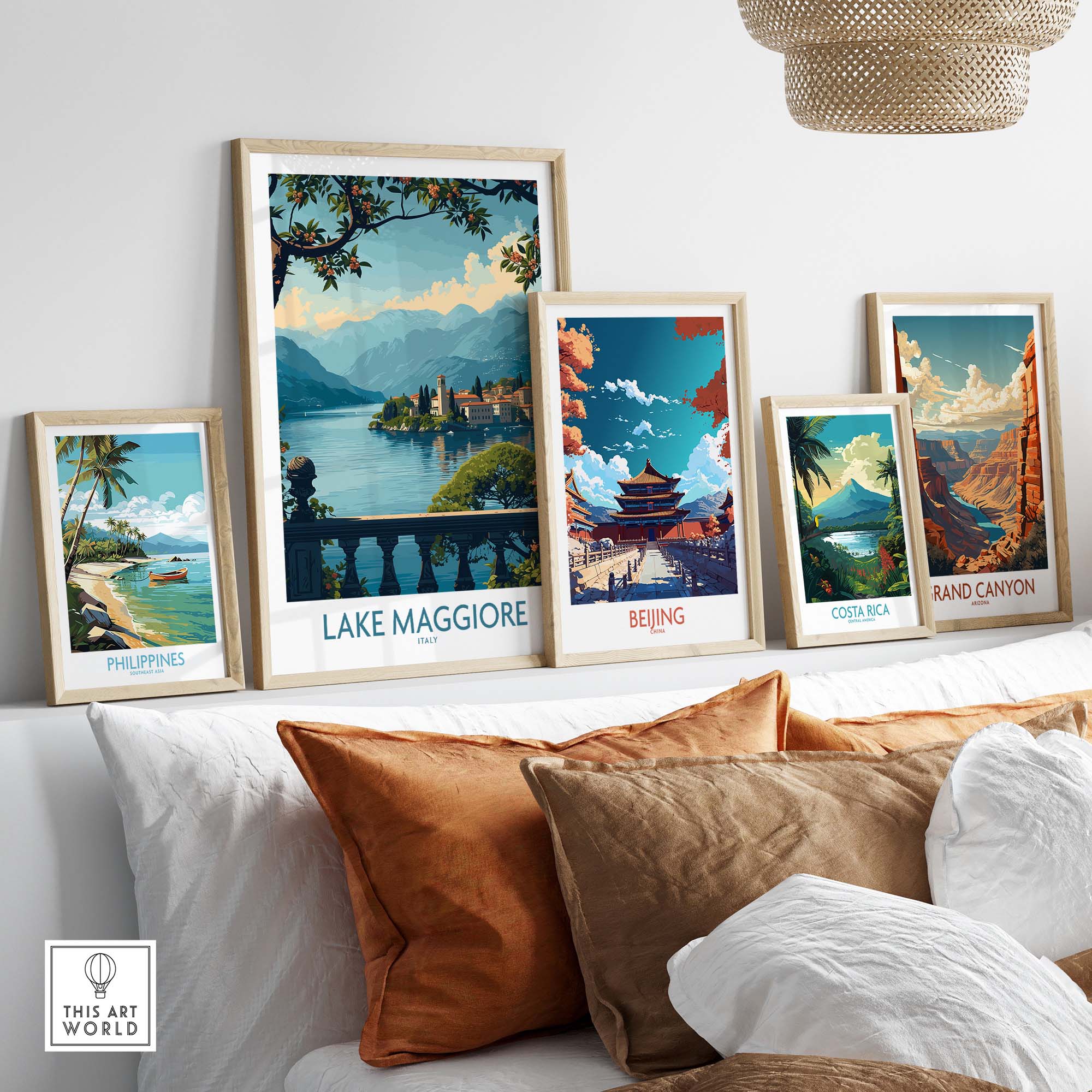 Lake Maggiore Poster Italy part of our best collection or travel posters and prints - ThisArtWorld