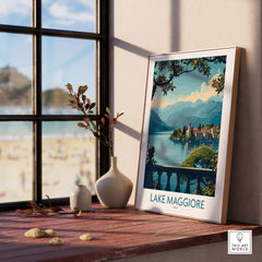 Lake Maggiore Poster Italy part of our best collection or travel posters and prints - ThisArtWorld
