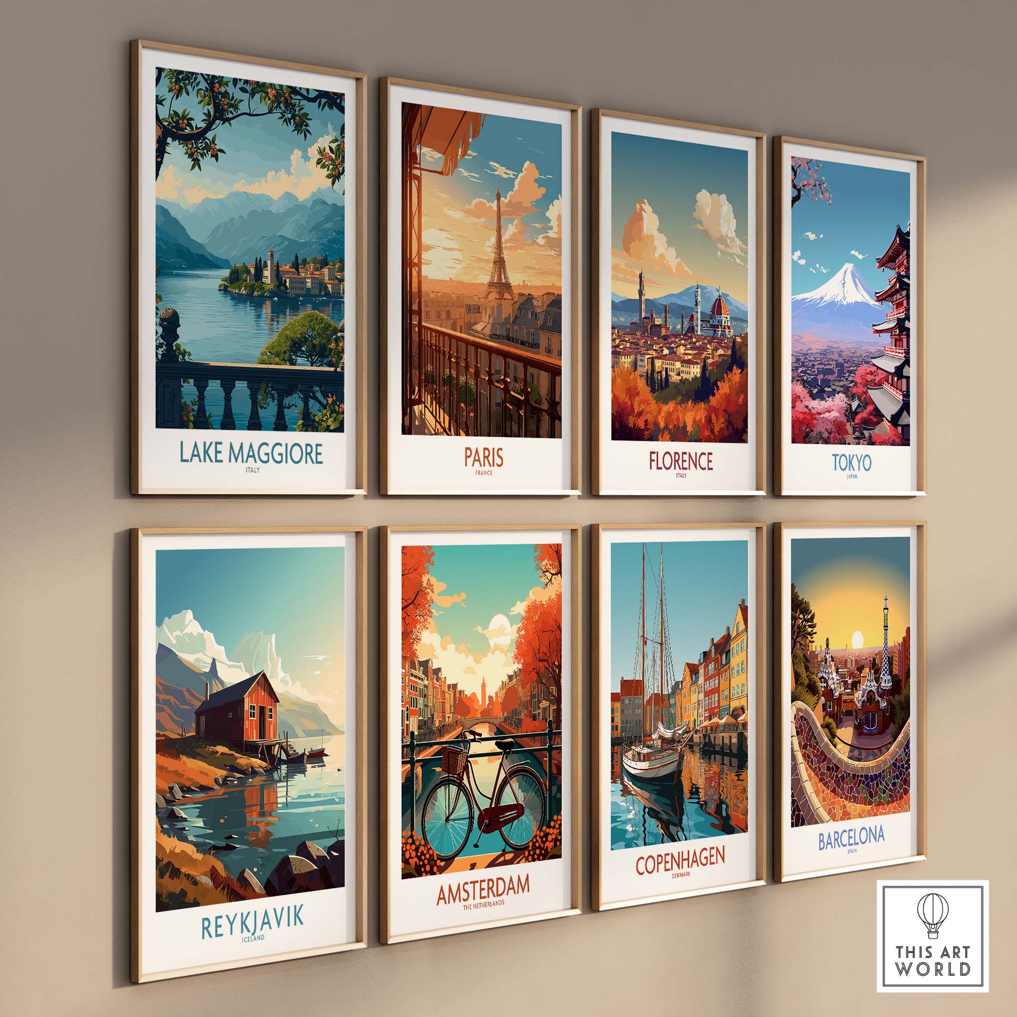 Lake Maggiore Poster Italy part of our best collection or travel posters and prints - ThisArtWorld