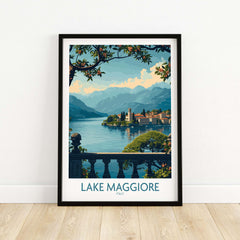 Lake Maggiore Poster Italy part of our best collection or travel posters and prints - ThisArtWorld