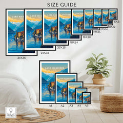 Lake Maggiore Print part of our best collection or travel posters and prints - ThisArtWorld