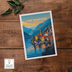 Lake Maggiore Print part of our best collection or travel posters and prints - ThisArtWorld