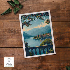 Lake Maggiore Travel Poster part of our best collection or travel posters and prints - ThisArtWorld
